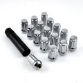 Aço M12 Bullet Roda Nuts com Chave